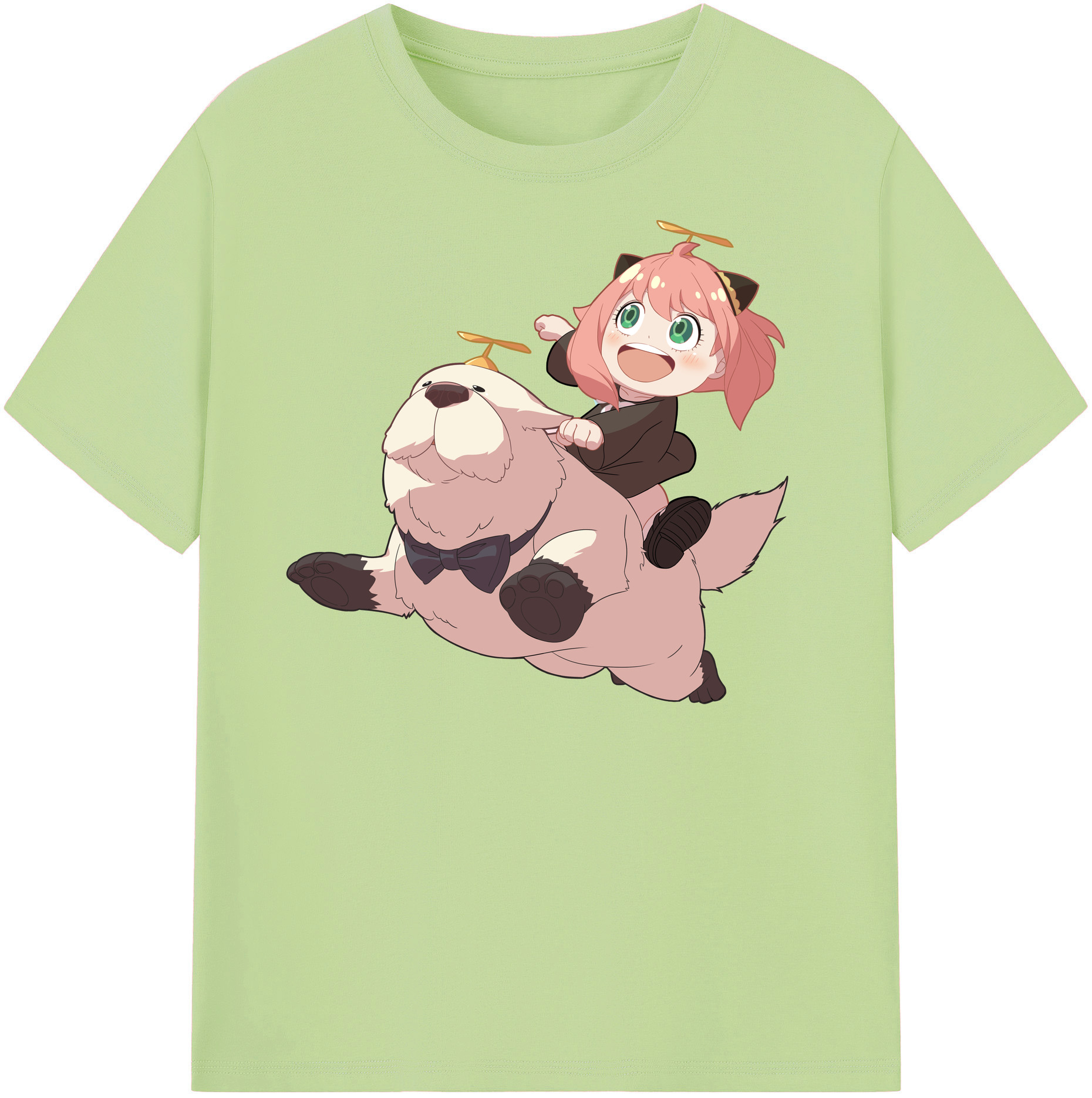 （画像用） SPY×FAMILY间谍家家酒 綿100％半袖Tシャツ（フロントプリント）